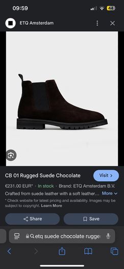 ETQ Amsterdam suede mens boots