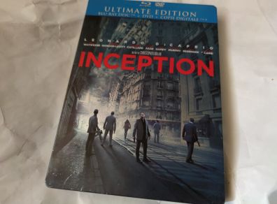 Inception Blu-ray & Dvd Steelbook