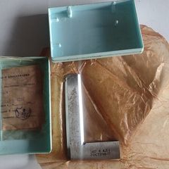 Vintage USSR Machinist Precision Bevel Edge Square ULP-100 100x60mm ChIZ NOS