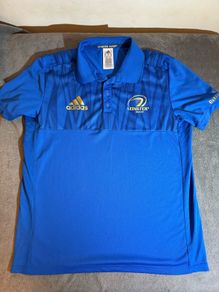 Leinster rugby Adidas Xl Polo Shirt perfect condition