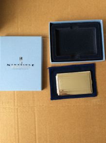 Newbridge Silverware Compact Double Mirror In Silver Case. Pocket Size / Handbag Size Compact Mirror For Him / Her.