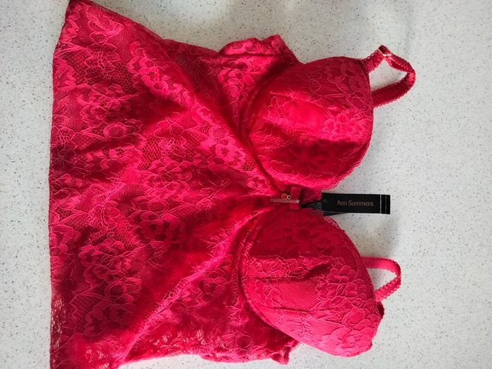 Ann Summers  Red Lace Sexy Bodysuit