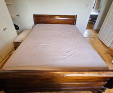 Antique Sleigh Bed King Size