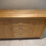Matching solid wood table and dresser Image 7