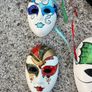 Decorative Venetian Style Wall Mask Collection Job Lot of 8 Pre-Owned Display Masks Image 3