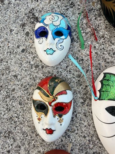 Decorative Venetian Style Wall Mask Collection Job Lot of 8 Pre-Owned Display Masks