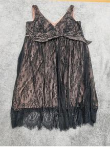 NWT Tia Black Lace Sequin Dress EU 44 UK 18