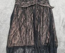 NWT Tia Black Lace Sequin Dress EU 44 UK 18
