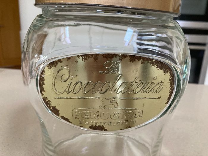 Perugina Chocolate Jar Italian 70's
