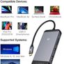 iVanky USB 3.1 Type-C (7-in-One) Mini Docking Station Power Delivery/HDMI UHD 4K/Card Reader/Gigabit Ethernet (Brand New/Warranty) Image 3