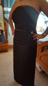 Black ballgown/Debs/Bridesmaid