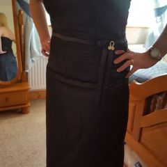 Black ballgown/Debs/Bridesmaid