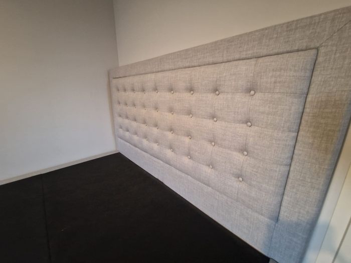 King Size Bed Grey