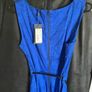 Size 10 blue sleeveless round neck dress. Image 3