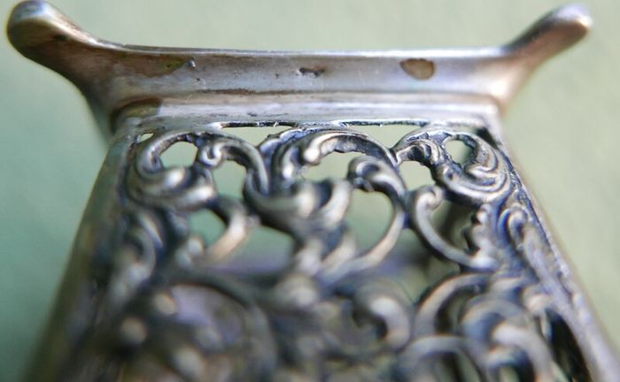 Vintage Container Holder Continental Silver 800 - 49g