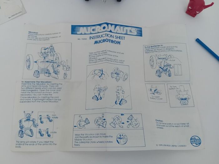 Vintage Airfix Mego Micronauts Microtron