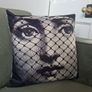Fornasetti Style Cushion Cover with Filler Image 4
