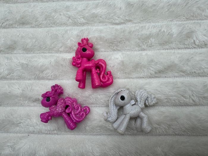 Set of 3 Lalaloopsy Ponies Mini Carousel Used Please see pictures
