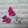Set of 3 Lalaloopsy Ponies Mini Carousel Used Please see pictures Image 2
