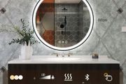LED Bathroom Mirror Bluetooth Defogger Light Memory Function