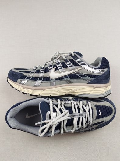 Nike P-6000 Thunder Blue Pale Ivory Slate UK 8