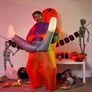 Carry Me Alien Inflatable Adult Costume, Funny Scary Blow Up Fancy Dress Suit for Halloween Party - Easy to Inflate and Deflate (FREE POSTAGE) Image 5