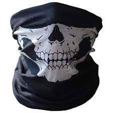 Skull Print Bandana Helmet Camping Neck Face Mask Paintball Sport Motorcycle Bike Headband Hiking Masque Halloween