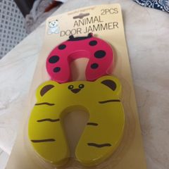 Beautiful  Beginnings Animal  Door Jammer X 2. B.N.W.T.