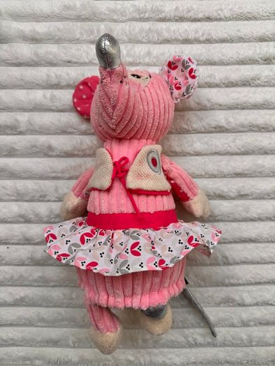 Plush Deglingos The Mouse Original Poppies approx. 29 cm. Used Please see photos