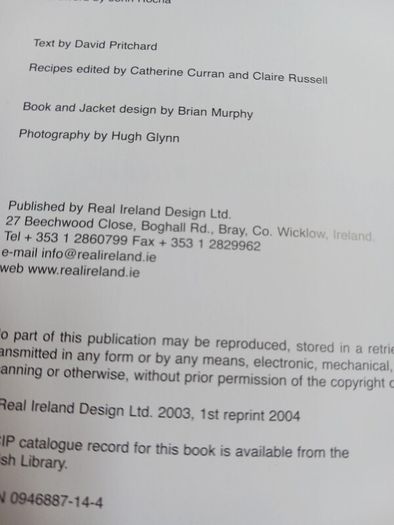Kilkenny Cookbook