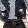 3 piece baby outfit with dog motif 3-6 month Image 2
