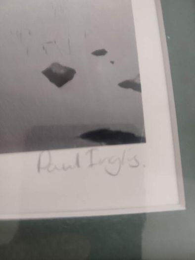 Paul Ingles Signed Print Of Lake, Co .kerry, Nov. 05