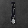 925 Vintage Sterling Silver Druzy Necklace Image 2