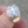Stunning Mother Of Pearl Sterling Silver Ring Image 3