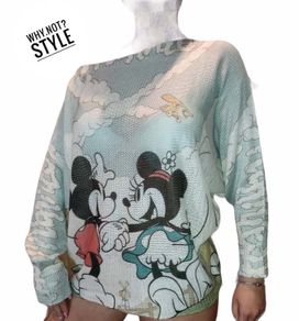 Openwork sweater WOMAN Mickey Mouse Minnie