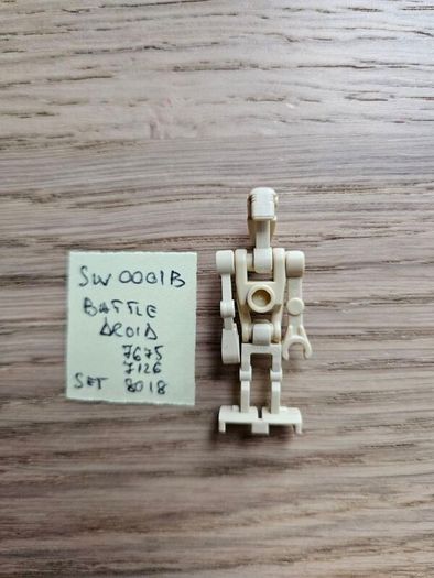 lego sw0001b battle droid,  set 7675, 7126, 8018