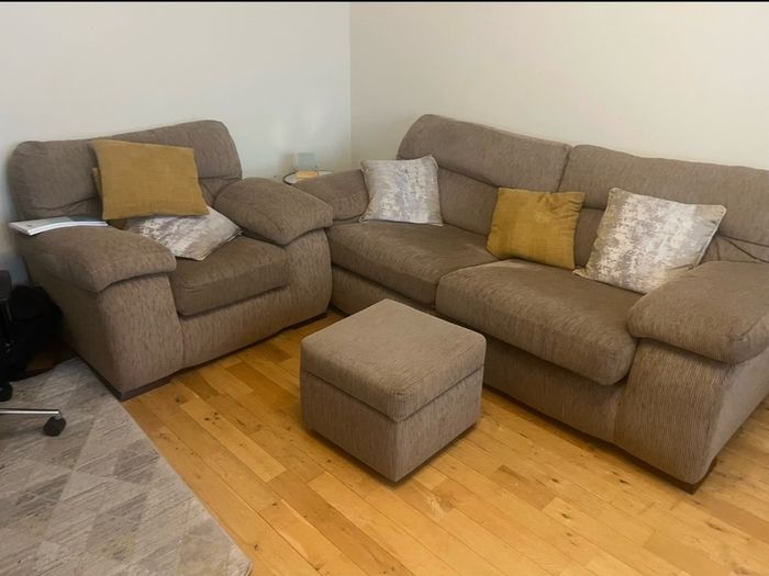 3 piece suite 3 2 1 plus foot stool