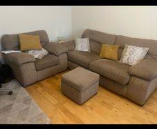 3 piece suite 3 2 1 plus foot stool