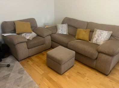 3 piece suite 3 2 1 plus foot stool