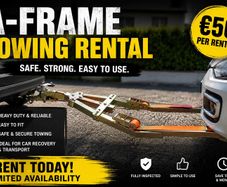 Towing A-frame TO RENT