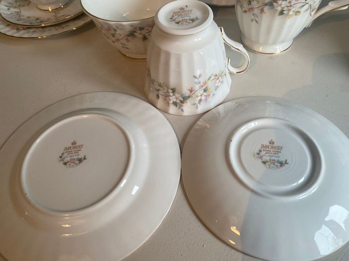 New unused Duchess Caprice 19 piece china tea set in excellent  condition