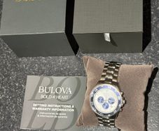 Bulova Watch -  Marine Star Chronograph - New with Box