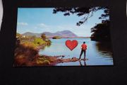 Ireland Postcard : Lough Fee , Connemara , Co. Galway - 1970s/80s