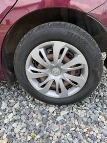 4x Mazda 15" Steel Wheels + Genuine Hubcaps & ILink Tyres