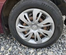 4x Mazda 15" Steel Wheels + Genuine Hubcaps & ILink Tyres