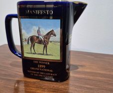 Limited Edition Martell Cognac Grand National 1999 Water Jug  No 1077 Bobbyjo Manifesto