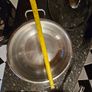 stainless steel wok and 3 serving platers Image 4