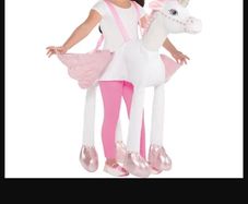 Child unicorn ride on unicorn costume