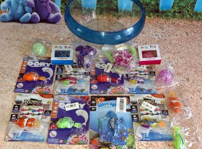 Bundle - Aquarium Robo Fishes Jellyfishes Robo Seahorse Aqua Plants RF101