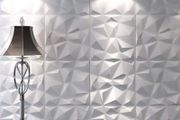 PVC 3D Decorative Wall Panel Tiles Cladding Board Matt or Black Pack of 12 Panels 32 Sq ft (FREE POSTAGE)